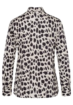 Bluse mit abnehmbarer Schleife