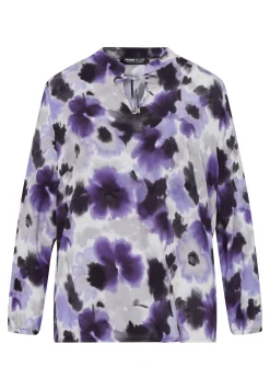 Bluse mit floralem Blütenprint