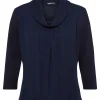 Blusenshirt in figurumspielender Passform