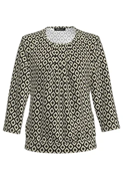 Blusenshirt mit Rundhalsausschnitt