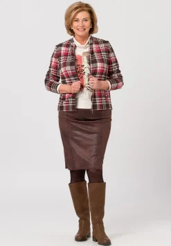 Langarmshirt mit lockerem Rollkragen