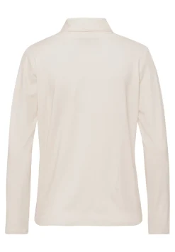 Langarmshirt mit lockerem Rollkragen