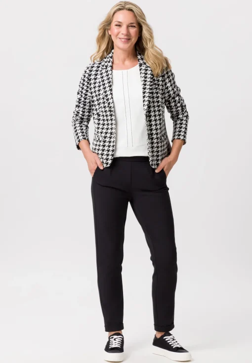 Reversblazer mit abgerundetem Saum