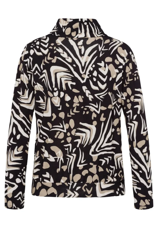 Rollkragenshirt mit Saumbund