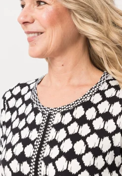 Shirt in zweifarbiger Patchoptik