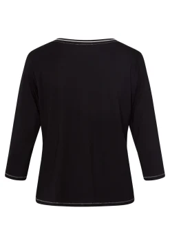 Shirt mit dekorativen Ziernähten