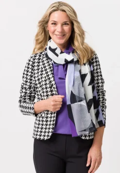 Tuch mit effektvollem Print